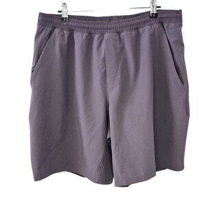 Lululemon Mens Pace Breaker Short, Lined Perforated 9" Graphite Purple, Size XL